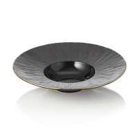 Pasta Plate Set, Ø 27.5 cm, Set of 2, Porcelain, Kuro