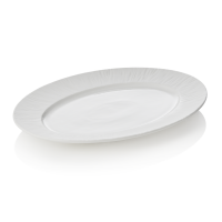 Plate Set, 33 × 24.5 cm, Set of 2, Porcelain, Shiro