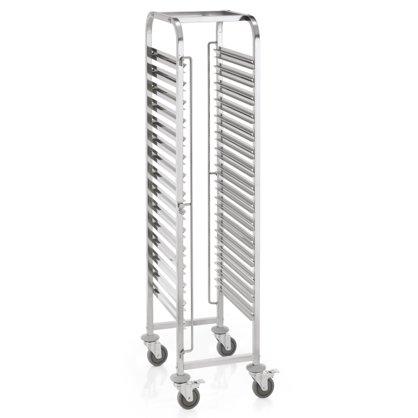 Shelf Trolley GN 1/1, Chrome nickel steel, Cantina