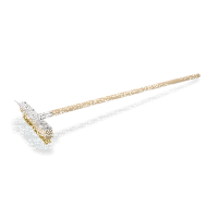 Reinigungsbürste Mit Schaber, 102,7 cm, Holz