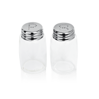 Salt/Pepper Shaker Set, Ø 4 cm, Glass