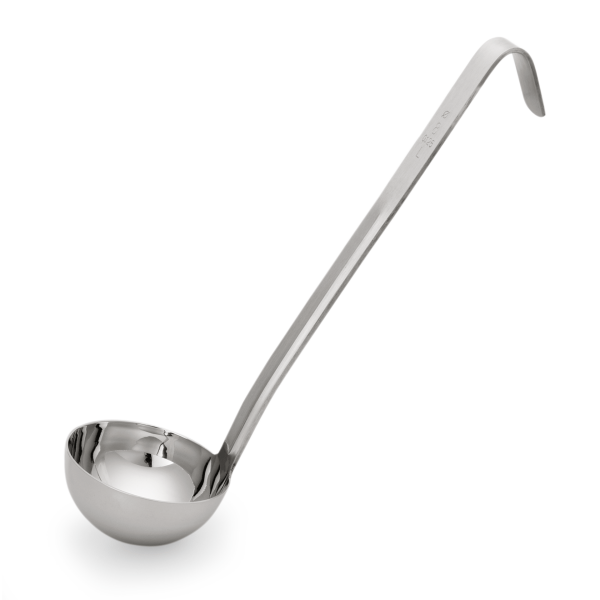 Ladle, 125 ml, Chrome nickel steel, Kitchen Tool 2085