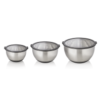 Bowl Set, 1,4/2,8/4,7 L, Chrome nickel steel