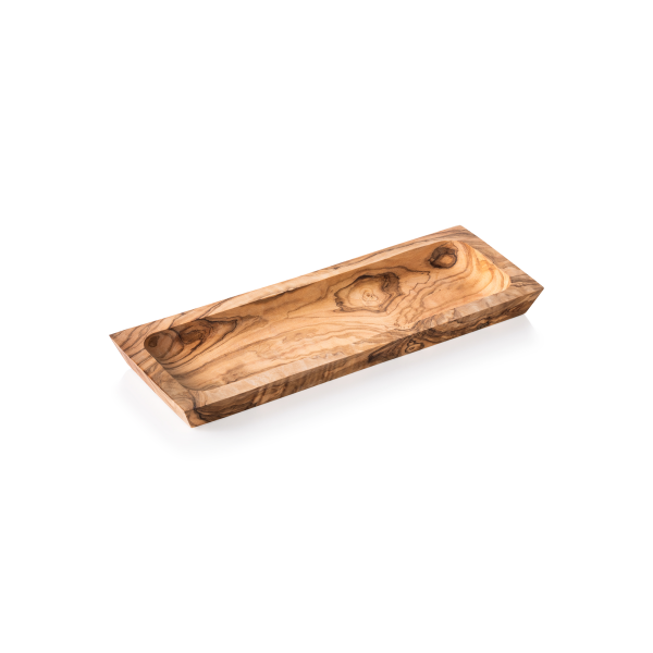Servierbrett, 26 × 10 cm, Olivenholz, Olive
