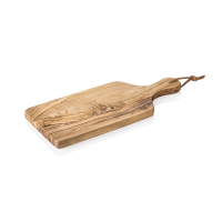 Serving Board With Handle, 27 × 13 cm, Olive wood,...