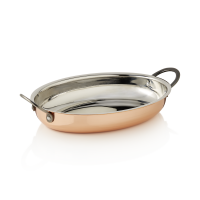 Serving Pan, 25 × 18 cm, Chrome nickel steel, Ruby