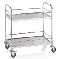 Serving Trolley, 85 × 53 cm, Stainless steel, Cargo