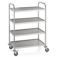 Serving Trolley, 85 × 53 cm, Stainless steel, Cargo