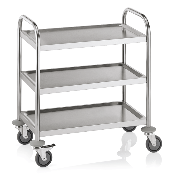 Serving Trolley, 70.5 × 41 cm, Stainless steel, Cargo