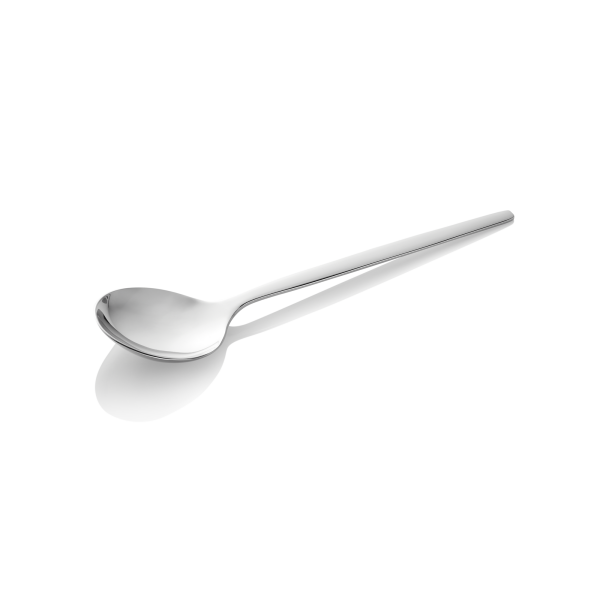 Soup Spoon Set, Set of 12, Chrome nickel steel 18/10, Alex Silver