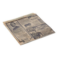 Takeawaytüte Times Brown Set, 13 × 14 cm,...