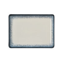 Plate Set, 23 × 17 cm, Set of 6, Porcelain, Vida...