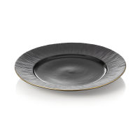 Plate Set, Ø 27 cm, Set of 2, Porcelain, Kuro
