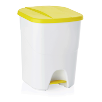 Pedal Bin, 35 × 38.5 cm, Polypropylene
