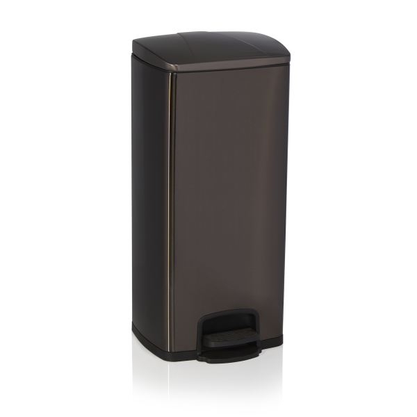 Tretabfalleimer, 32 × 32 cm, Chromnickelstahl