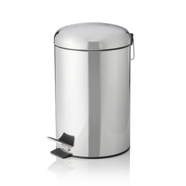 Pedal Bin, Ø 25 cm, Stainless steel