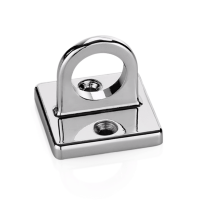 Wandbefestigung, 3,5 × 3,5 cm, Edelstahl, Classic