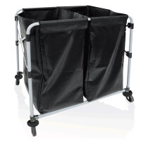 Laundry Trolley Double, 90 × 66 cm, Iron