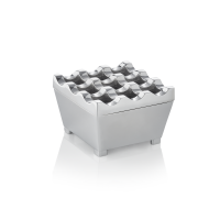 Windaschenbecher, 7,5 × 7,5 cm, Zinkguss