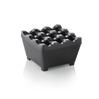 Windaschenbecher, 7,5 × 7,5 cm, Zinkguss