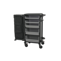 Room Service Trolley, 70 × 50 cm, Aluminium