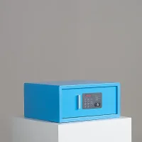 Zimmersafe für Laptop & Tablet – Blau RAL5015