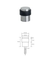 Bodentürstopper Edelstahl gebürstet, modern