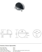 Spherical Floor Door Stopper, Brushed Stainless Steel