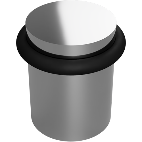 Door Buffer, Brushed Stainless Steel