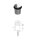 Door Buffer, Brushed Stainless Steel