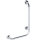 Grab bar, 680 mm, L-shape, right, with cover, stainless steel, matt, Help
