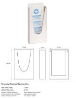 Hygienebeutelspender (HygBag), Edelstahl, poliert, Silber