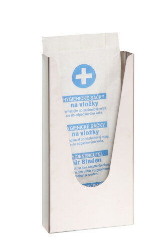 Hygienebeutelspender (HygBag), Edelstahl, matt, Silber
