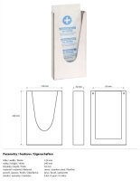 Hygienebeutelspender (HygBag), Edelstahl, matt, Silber