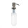 Einbauspender für Seife und Spülmittel, 300 ml, Edelstahl/Kunststoff, matt