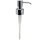 Spare pump, Plastic, Chrome, Silver, 2.8 x 5.2 x 16.5 cm