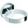 Halter für Glasspender und Seifenhalter, chrom, Messing, Silber