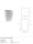 Spare cup for toothbrush holder, Frosted Glass, 6.4 x 6.4 x 9.7 cm