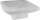 Spare glass soap dish, Frosted Glass, 10.2 x 10.2 x 4.2 cm