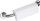 Grab bar, 500 mm, with backrest, with cover, stainless steel, polished, Help