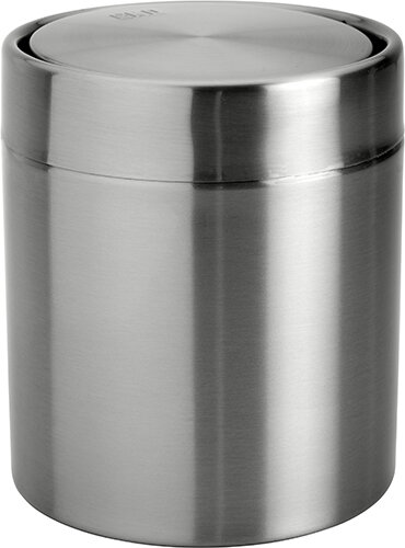 Stainless Steel Table Waste Bin 1.5L with swing lid