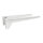 Washbasin console (pair), 400 mm, max load 30 kg, white, Steel, Painted