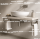 Washbasin console with towel holder, 490 mm, max load 50 kg, left, white, Steel