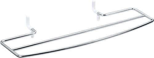 Handtuchhalter für Heizkörper 600 mm, poliert, Edelstahl, Chrom, Universal