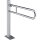 Grab bar, 750 mm, U-shape, folding, floor-mounted, without cover
