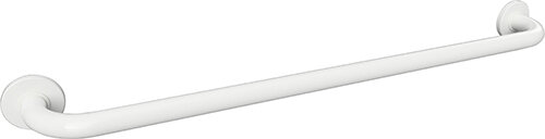 Grab bar, 900 mm, with cover, white, Steel, Comaxit, Help