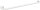 Grab bar, 1100 mm, with cover, white, Steel, Comaxit, Help