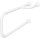 Grab bar, double fixing, right, with cover, white, Steel, Comaxit
