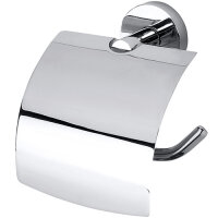 Toilettenpapierhalter, mit Deckel, Messing, Chrom,...
