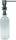 Einbauspender für Seife und Spülmittel, 1100 ml, Messing/Kunststoff, matt